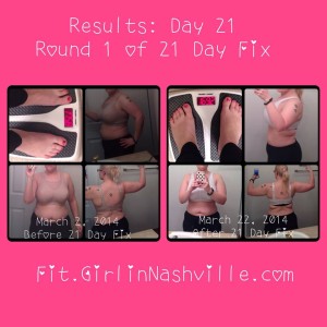 21 day fix round one
